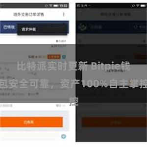 比特派实时更新 Bitpie钱包安全可靠，资产100%自主掌控