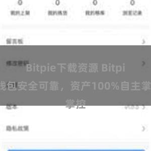 Bitpie下载资源 Bitpie钱包安全可靠，资产100%自主掌控