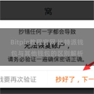 Bitpie教程官网 比特派钱包与其他钱包的区别解析