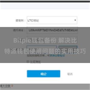 Bitpie钱包备份 解决比特派钱包使用问题的实用技巧