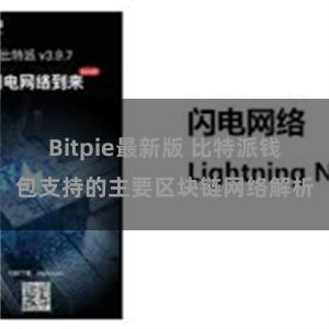 Bitpie最新版 比特派钱包支持的主要区块链网络解析