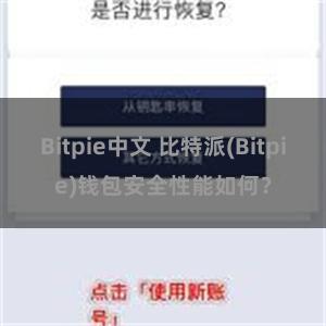 Bitpie中文 比特派(Bitpie)钱包安全性能如何？