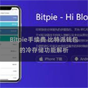 Bitpie手续费 比特派钱包的冷存储功能解析