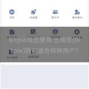 Bitpie钱包使用 比特派(Bitpie)钱包适合何种用户？