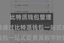 比特派钱包管理  用户不错通过比特派钱包一站式贬责其数字钞票